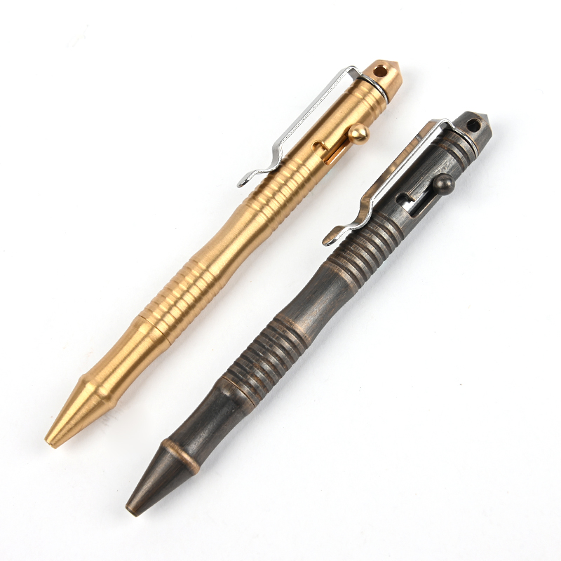 Pen Tactical Glass - Bolígrafo táctico de latón de alta