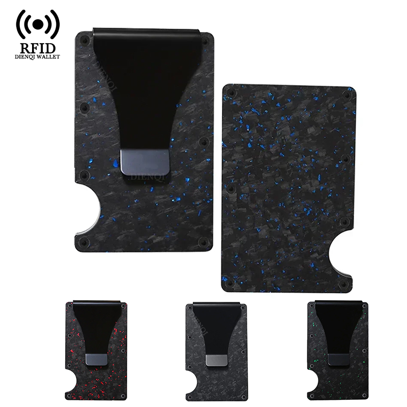 Edc Carry Card - Cartera con Bloqueo RFID para Hombre,