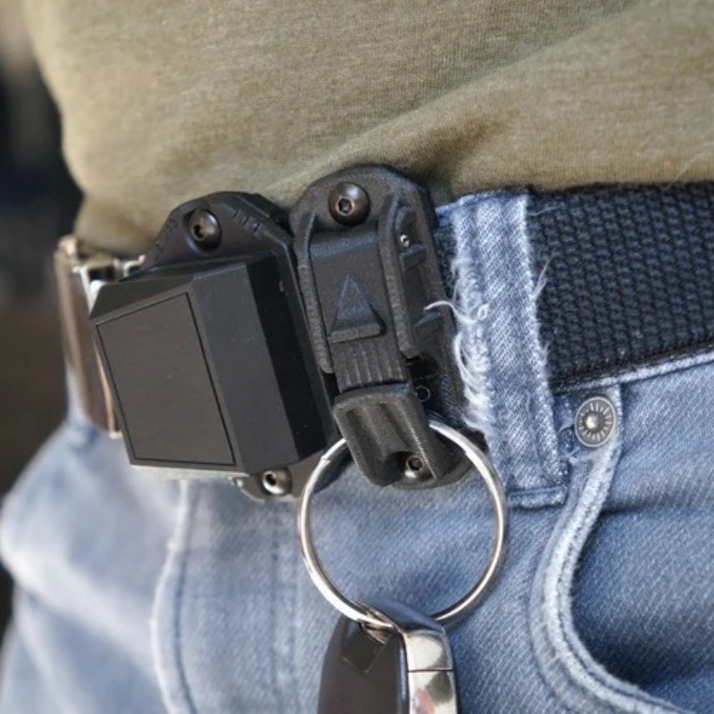 Edc Deep Carry - Clip multifuncional para cinturón de mochila,