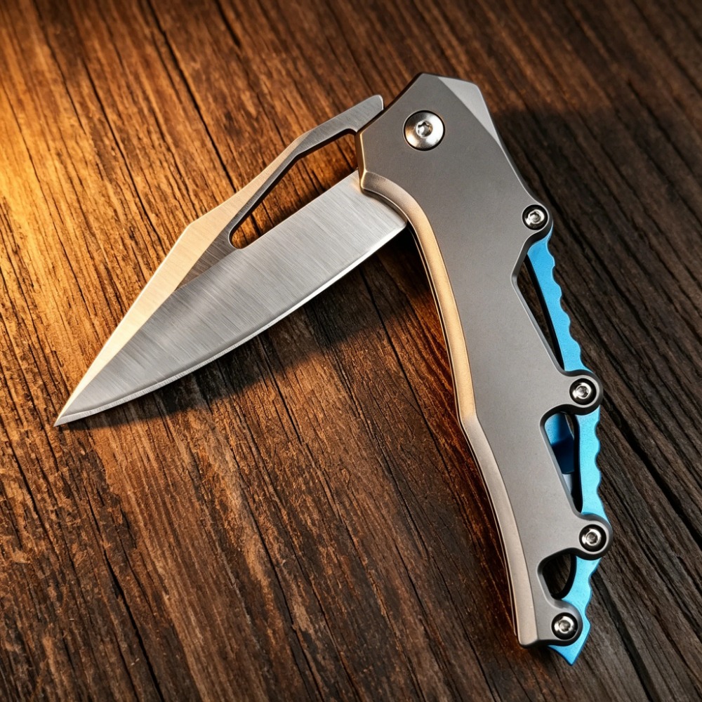 Everyday Carry (Edc) Knife - Cuchillo plegable compacto EDC con hoja