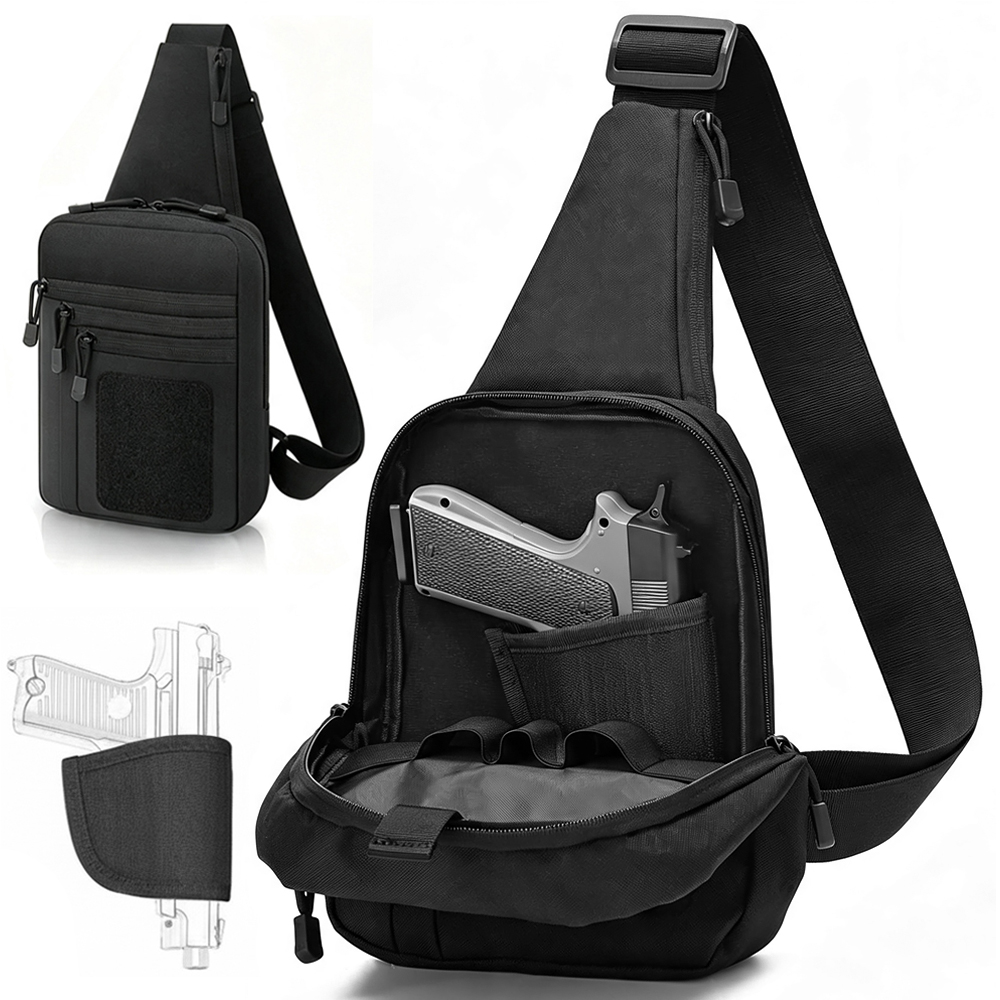 Bolso táctico de pecho para po - Edc Concealed Carry Holster reseña y precio