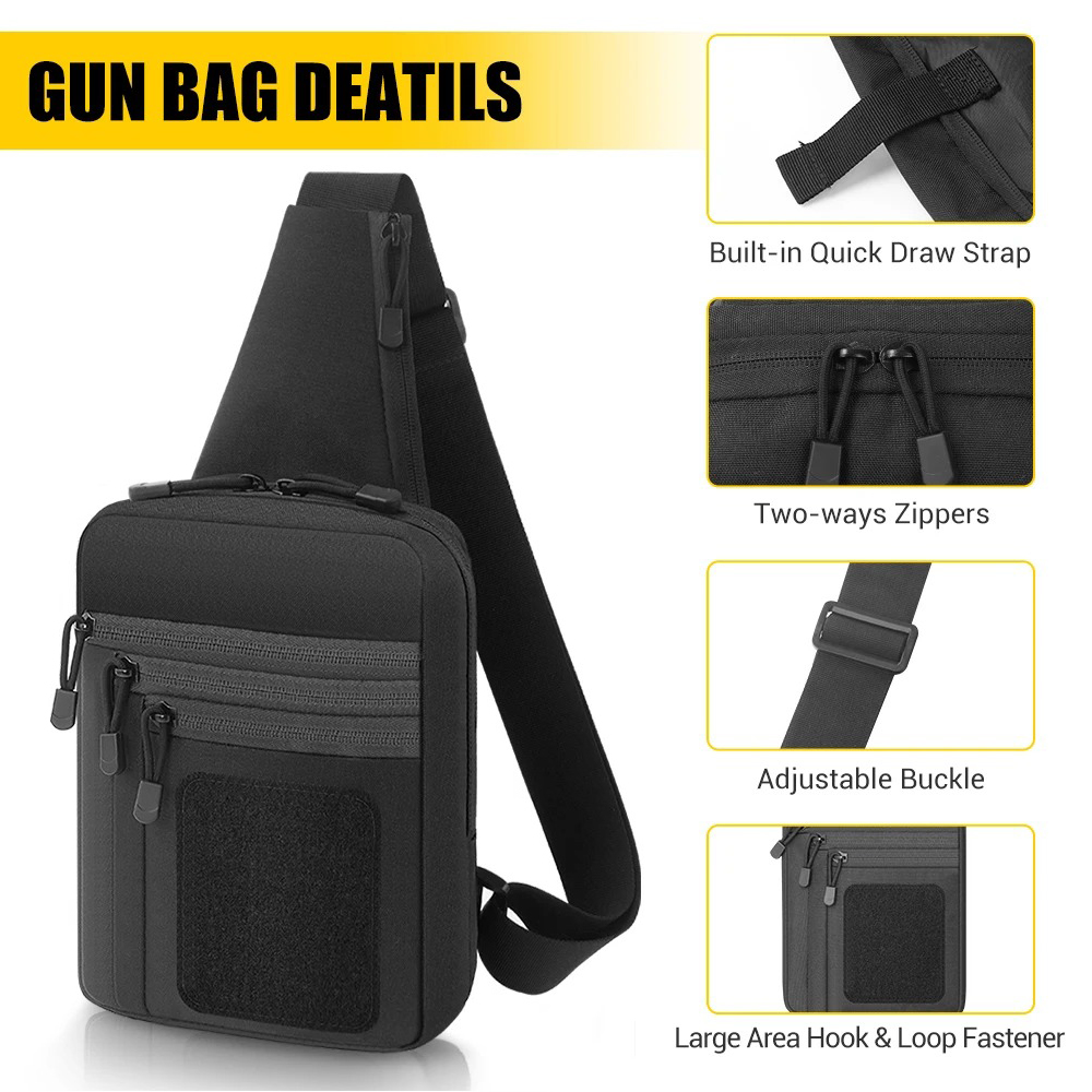 Bolso táctico de pecho para po - Edc Concealed Carry Holster reseña y precio