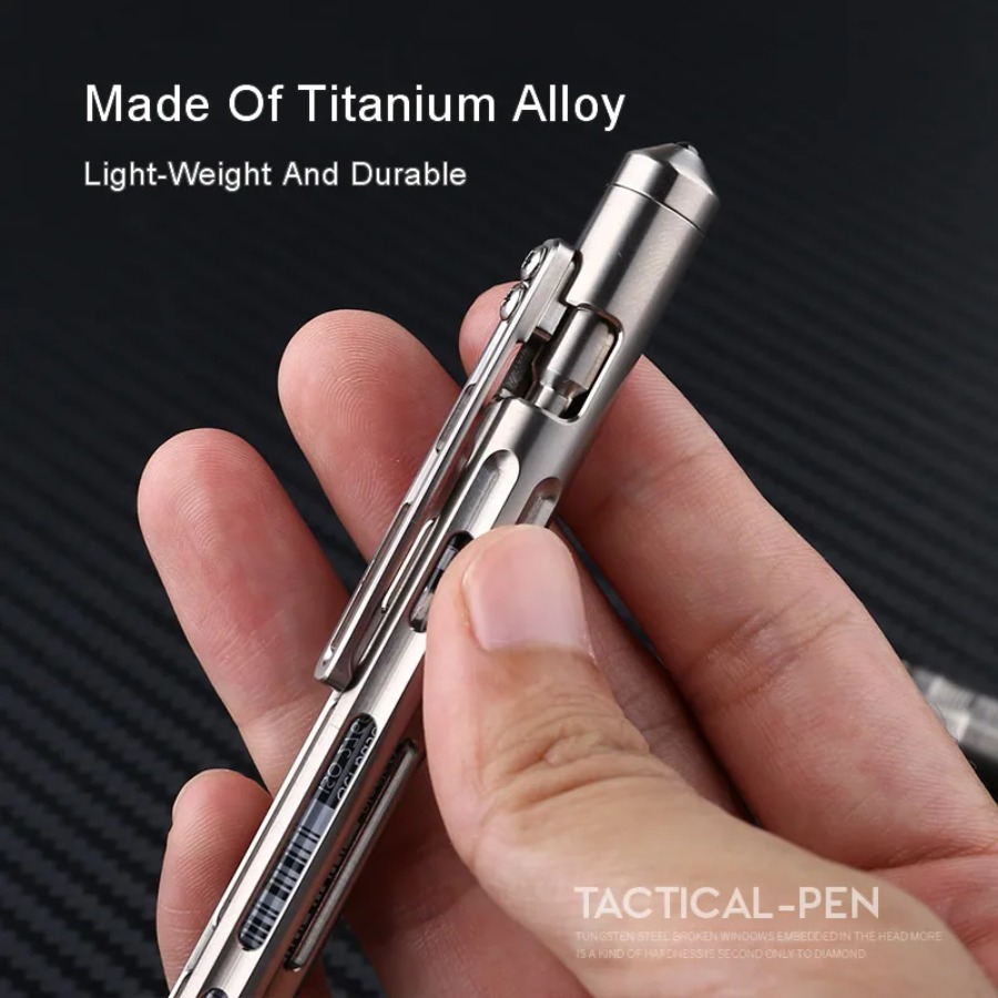 Bolígrafo Táctico 2 en 1 de Ti - Pen Tactical Glass reseña y precio