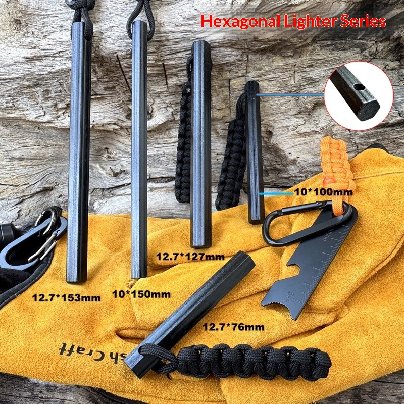 Encendedor de Supervivencia Be - Ferro Rod Striker reseña y precio