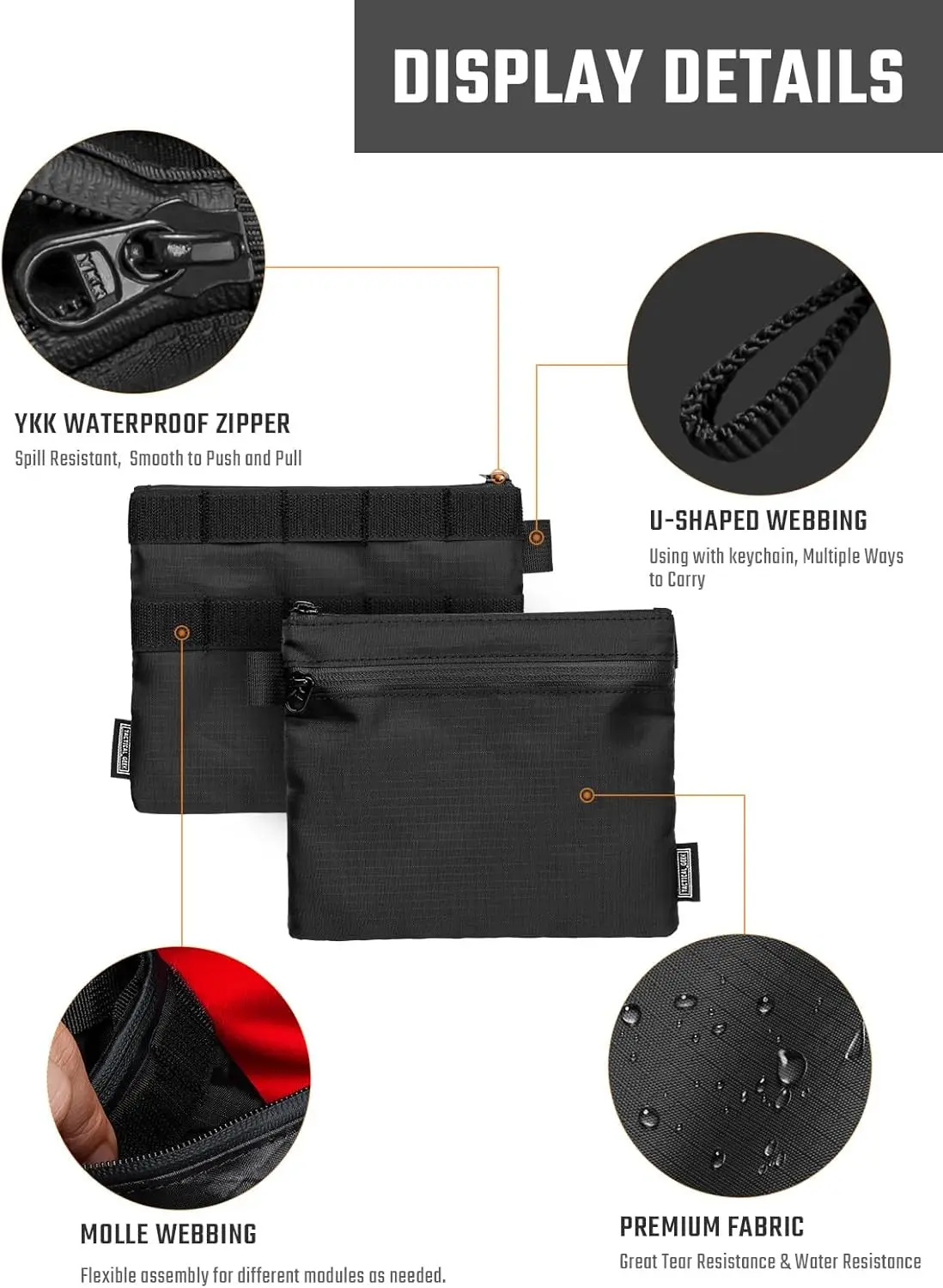 Bolsa Táctica EDC Delgada A14  - Appendix Carry Edc reseña y precio