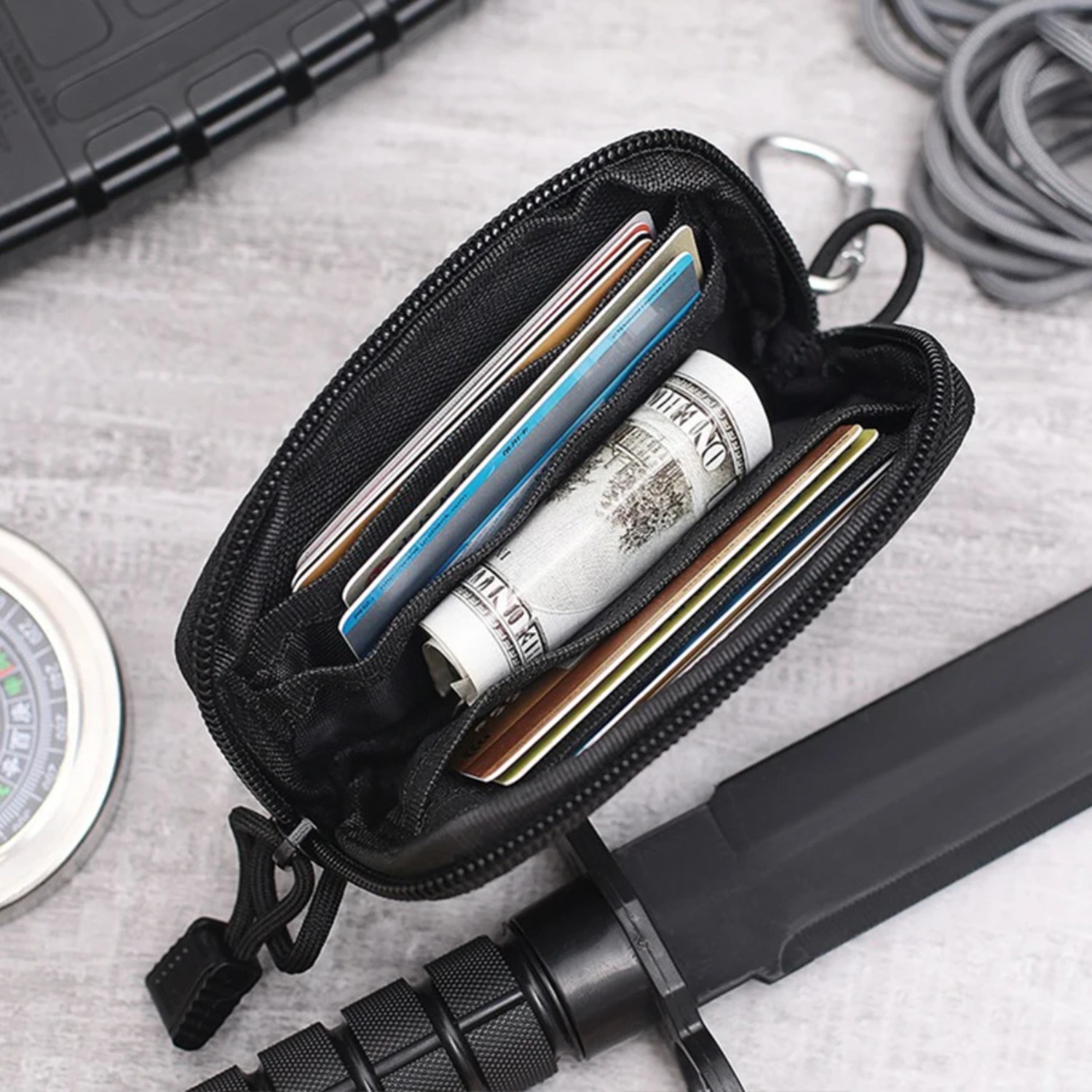 Bolsa multifuncional para send - Edc Carry Card reseña y precio