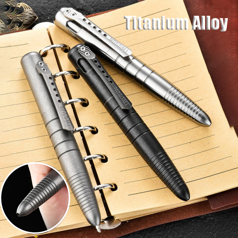 Bolígrafo táctico de titanio E - Pen Tactical Glass reseña y precio