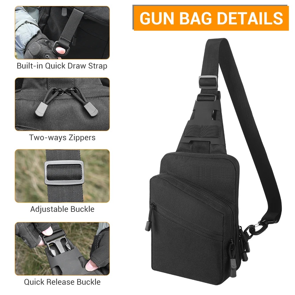 Bolsa Táctica para Pistola, Bo - Edc Concealed Carry Holster reseña y precio